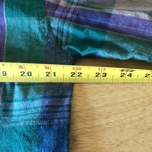 Vintage Loafers by Reed St. James Striped Plaid Shirt Men's Size L 1990's Large - Picture 7 of 15